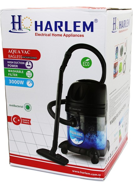 Güçlü 2200W Islak-Kuru Vakumlu Süpürge, Pratik ve Temizliğe Yardımcı