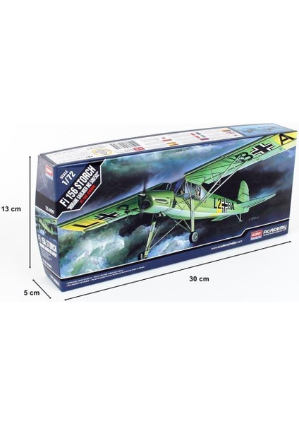 12459 1/72 Ölçek, Fieseler FI-156 Storch Savaş Uçağı, Plastik Model Kiti indirimleri