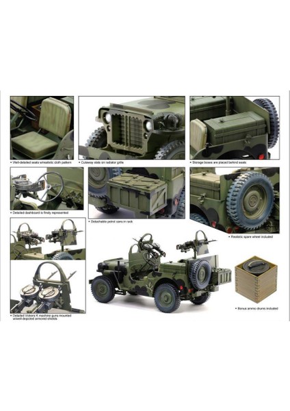 75042 1/6 Ölçek, Sas Raider 4x4 Cip (Northwest European Theatre, 1944), Plastik Model Kiti fiyatları