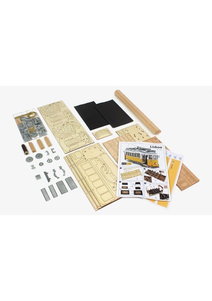 53005 1/24 Ölçek, Lizbon Tramwayı Ahşap Model Kiti modelleri