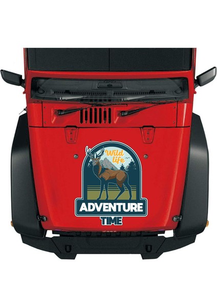 Adventure Time - Doğa -Kamp - 4x4,off Road - Araba - Oto - Karavan - Motosiklet Sticker 02021 modelleri