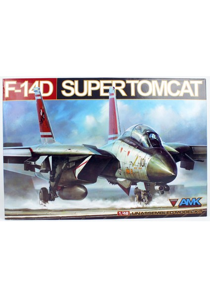 Amk 88009 1/48 Ölçek, F-14D Super Tomcat, Savaş Uçağı, Plastik Model Kiti