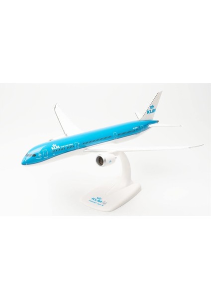613583 1/200 Ölçek, Klm Boeing 787-9 Dreamliner Ph-Bhp, Sergilemeye Hazır Model Yolcu Uçağı