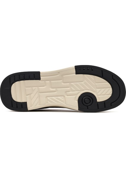Erkek Siyah Bağcıklı Kalın Tabanlı Deri Sneaker 25WFD6124FT fırsatları