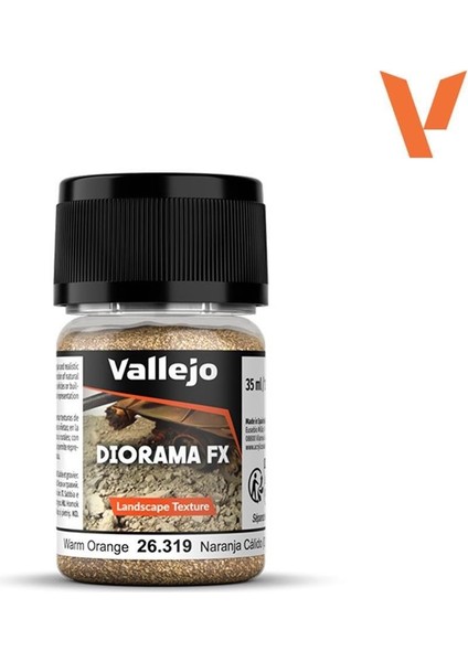 26319 60 Gr. Warm Orange, 0.1 - 0.6 Mm. Küçük Taneli Yüzey Dokusu