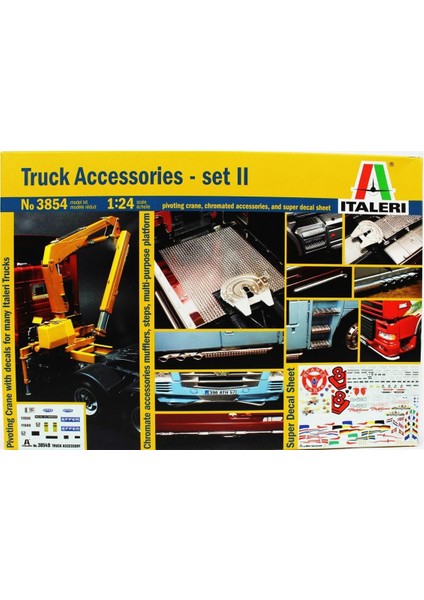3854S 1/24 Ölçek, Kamyon Aksesuarları Iı, Plastik Model Kiti