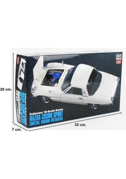 CH046 51046 1/24 Ölçek, Mazda Cosmo Sport (Metal Motor Detaylı), Plastik Model Kiti indirimleri