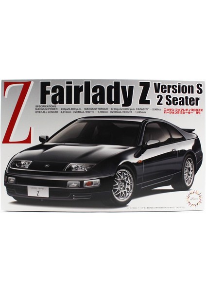 Id-28 04651 1/24 Ölçek, Nissan Z32 300ZX S Version 1994, Otomobil Plastik Model Kiti