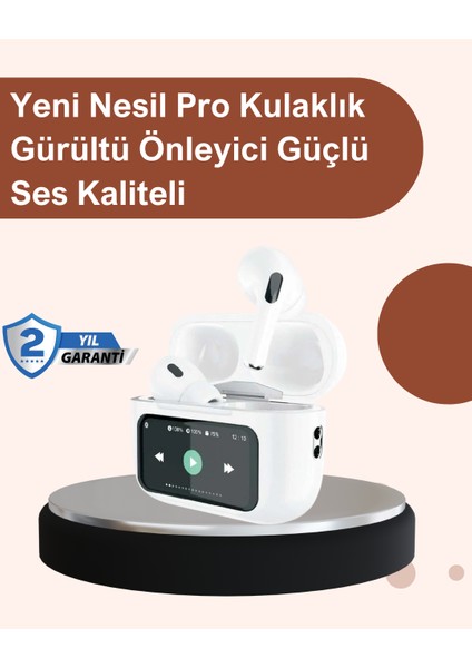 Otomatik Bağlantılı Bluetooth Kulaklık Anc Özellikli Su ve Ter Dayanıklı