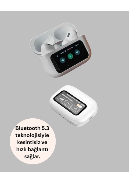 Otomatik Bağlantılı Bluetooth Kulaklık Anc Özellikli Su ve Ter Dayanıklı modelleri