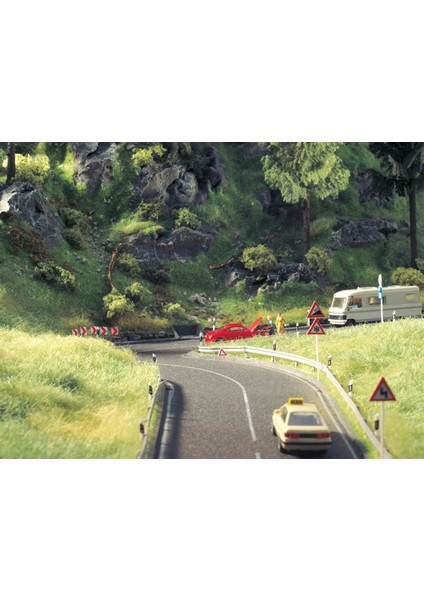 60706 Köy Yolu Zemini, Asfalt, 100X6.6 Cm. 2 Rulo Diorama Malzemesi