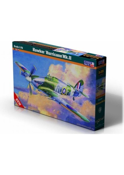 D208 1/72 Hawker Hurricane Mk.ııc Savaş Uçağı Plastik Model Kiti
