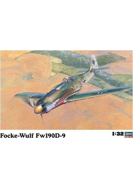 ST19 8069 1/32 Ölçek, Focke-Wulf FW190D-9, Savaş Uçağı Plastik Model Kiti