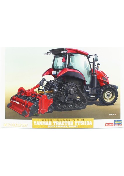 66107 1/35 Ölçek, Yanmar Tractor YT5113A (Delta Crawler/rotary), Plastik Model Kiti