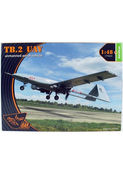 Clear Prop Models 4809 1/48 Ölçek, Tb.2, Silahlı Insansız Hava Aracı, Plastik Model Kiti