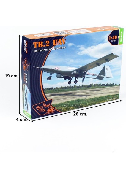 Clear Prop Models 4809 1/48 Ölçek, Tb.2, Silahlı Insansız Hava Aracı, Plastik Model Kiti fırsatları