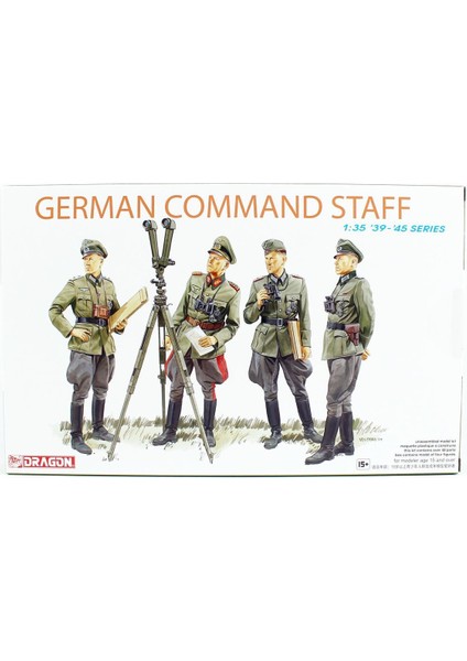 6213 1/35 Ölçek, Alman Komutan Figürleri (1939-45) Plastik Model Kiti