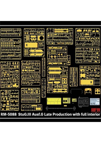 5088 1/35 Ölçek, Stug.ııı Ausf.g, Geç Dönem Tankı, Iç Detaylı, Plastik Model Kiti fiyatları