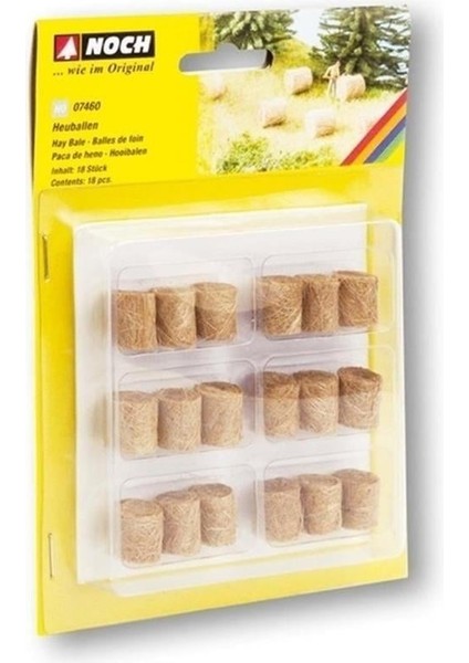 7460 Saman Balyaları, 18 Adet Diorama Malzemesi modelleri