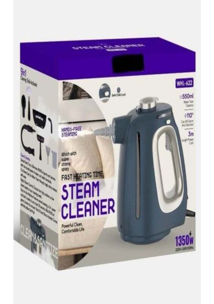 1350W 550ML Çok Amaçlı Buharlı Temizleyici, Güçlü ve Pratik Temizlik Aleti modelleri