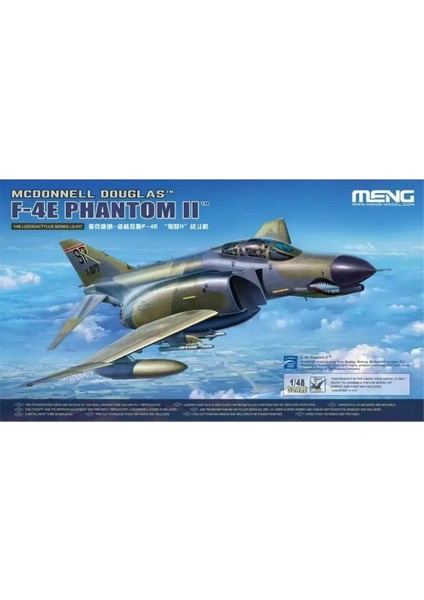 LS-017 1/48 Ölçek, Mcdonnell Douglas F-4e Phantom Iı Savaş Uçağı, Plastik Model Kiti