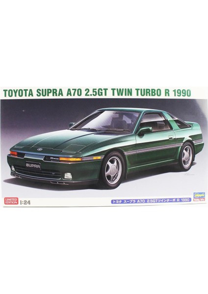 20538 1/24 Ölçek, Toyota Supra A70 2.5gt Twin Turbo R 1990, Otomobil Plastik Model Kiti
