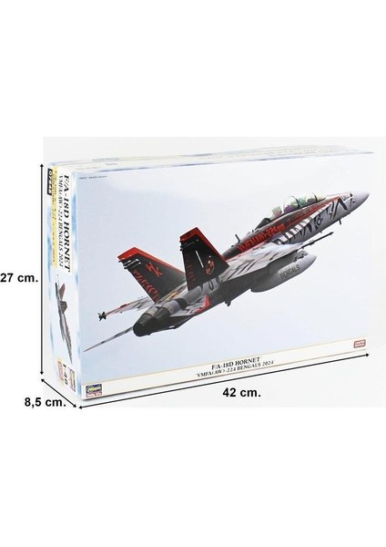 7545 1/48 Ölçek, F/a-18 D Hornet -VMFA(AW)-224 Bengals 2024, Savaş Uçağı Plastik Model Kiti indirimleri