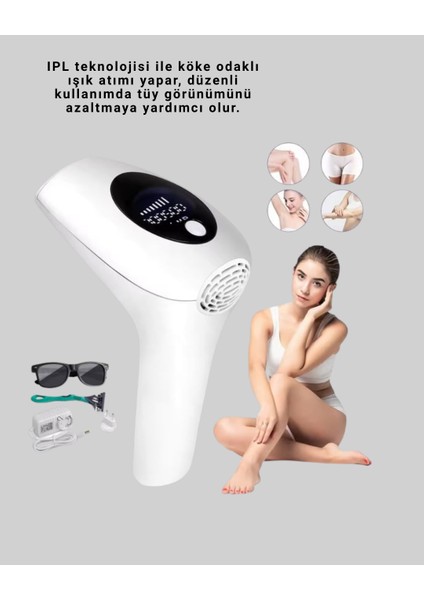 Hasuba HS-262 Ipl Epilasyon Cihazı LCD Ekranlı 1m Flaş indirimleri