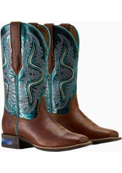 Round Up Kadın Western Bot, Dar Kesim, Tam Deri ve All Day Konfor fiyatları