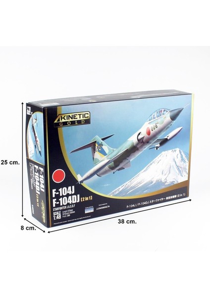 K48092 1/48 Ölçek, F-104J, F104DJ Starfighter J.a.s.d.f. (2 In 1) Savaş Uçağı, Plastik Model Kiti indirimleri