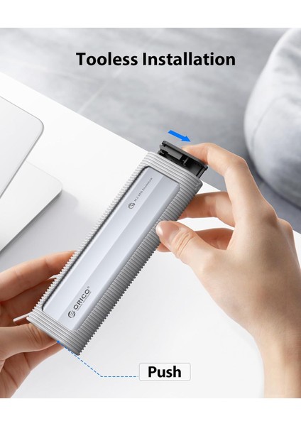 Axm2-G2 M.2 Nvme 10GBPS, 8tb Destekli,alüminyum, Silikon Kılıflı, Çift Başlıklı, Type-C Disk Kutusu indirimleri