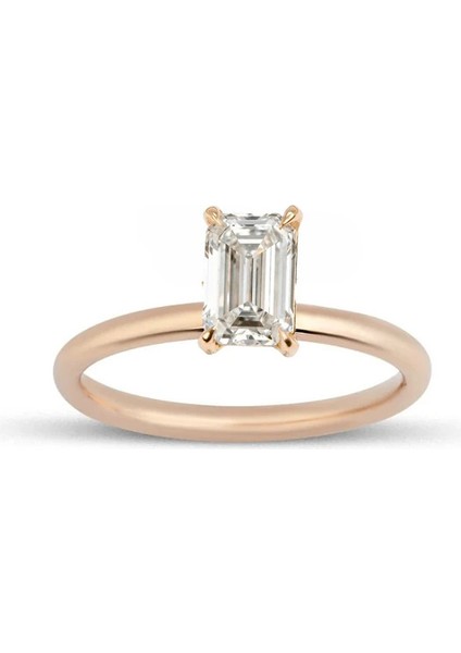 Baget Kesim 1,15CT Pırlanta Tektaş