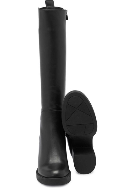 Siyah Hakiki Deri Kadın Klasik Çizme - K24K1CM67628-A23 fırsatları