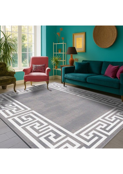 Gri Şönil Pamuk Dekoratif Halı Kilim – Salon ve Yatak Odası Için modelleri