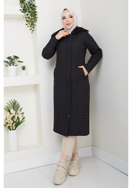 110CM Içi Velboalı Kapitone Mont fiyatları