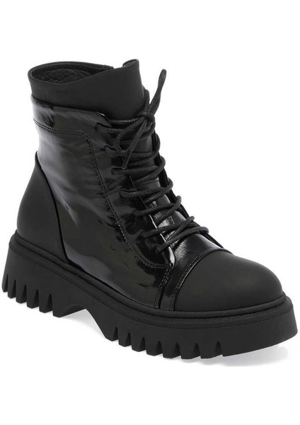 Siyah Hakiki Deri Kadın Casual Bot - K23K1BT66841-A27