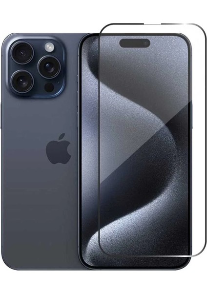 iphone 15 Pro Max Kırılmaz Cam Ekran Koruyucu Şeffaf