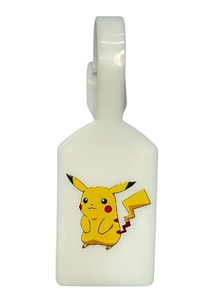 Pikachu Tasarım Bavul Etiketi