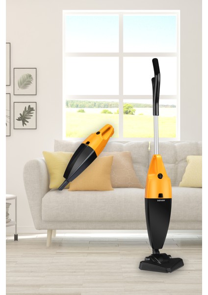 2 Lt Hazneli, 800 W, Yıkanabilir Filtreli 2'li Temizlik Elektrikli Süpürge fırsatları