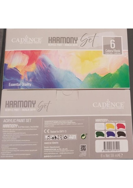 Harmony Akrilik 6'lı Set 59ML