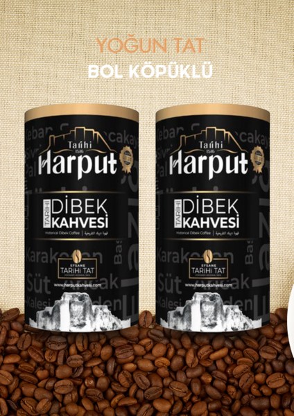 Dibek Kahvesi 2x 1000 gr | Doğal ve Geleneksel Taş Dibekte Öğütülmüş | Hediyelik Şık Paket