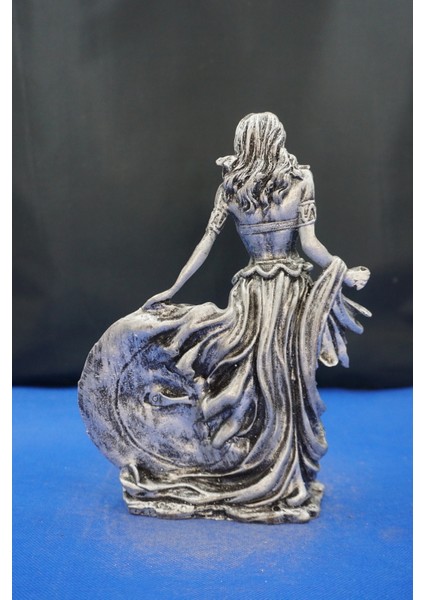 Frigga Annelik Tanrıçası Heykeli – 22 cm Mitolojik Biblo, Ev Dekor ve Hediyelik Gümüş indirimleri