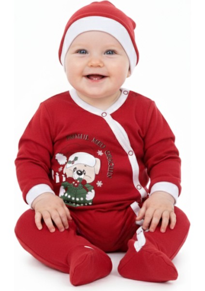 Unisex Bebe Tulum Noellik Baskılı