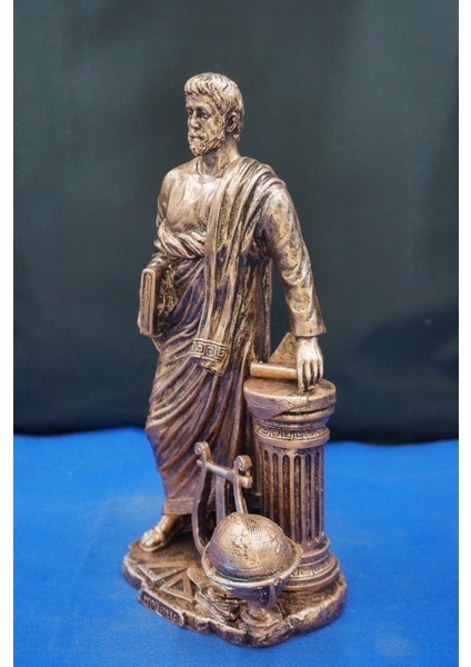 Pisagor Matematikçi & Filozof Heykeli – 31 cm Dekoratif Biblo, Ev & Ofis Aksesuarı Bakır fiyatları