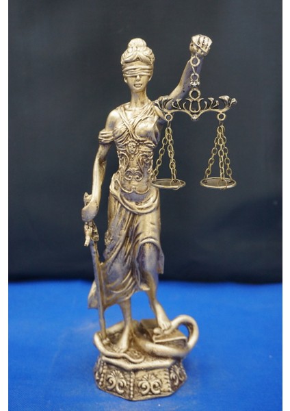 Themis Adalet Tanrıçası Heykeli – 30 cm Avukatlar Için Dekoratif Biblo, Ev & Ofis Aksesuarı Altın