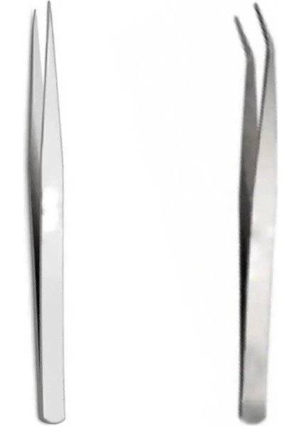 Şef Cımbızı Seti 4lü Düz ve Eğik Şef Cımbızı Balık Cımbızı Yassı Düz Penset Gıda Pastacılık Seti fiyatları