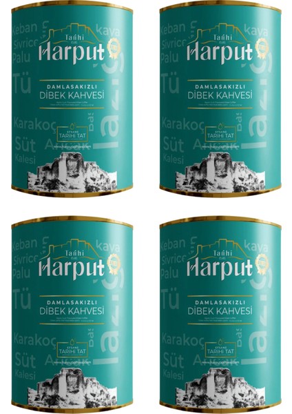 Damla Sakızlı Dibek Kahvesi 4x 250 gr | Hediyelik Şık Paket | Doğal & Katkısız