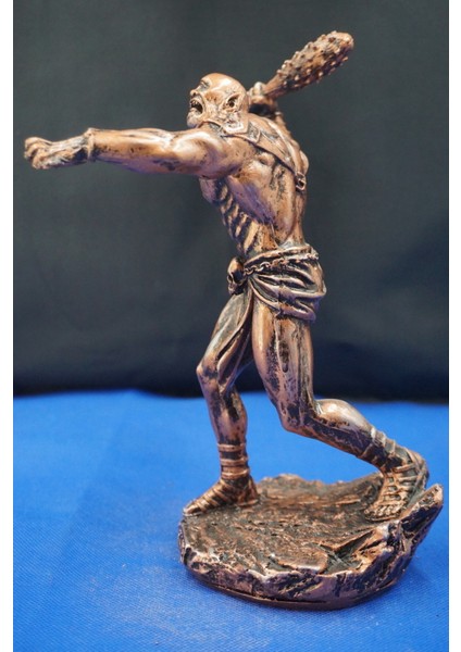 Kiklop (Tepegöz) Biblo Mitolojik Tasarım – Cyclops Heykel 21 cm Ev Dekor & Hediyelik Aksesuar Bakır indirimleri