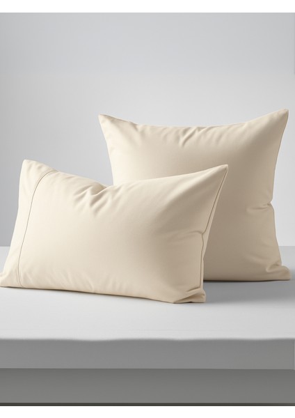 2 Li Yastık Kılıfı Seti Renkli Ütülenebilir Dayanıklı Yırtılmaz Soft Premium Düz Fermuarlı 50X70 cm