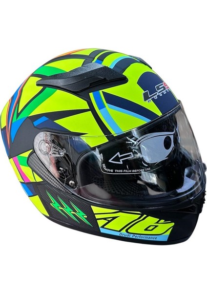 Fullface Güneş Vizörlü Kask Mat 46 Medium (M)